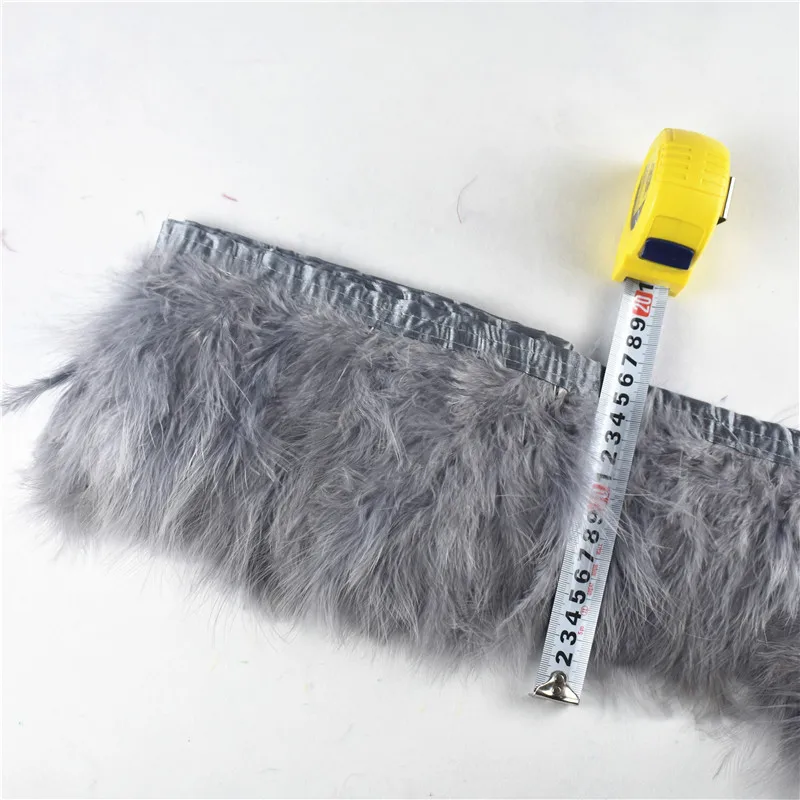 2 ярда/партия натуральные пушистые перья с бахромой|Перо| |