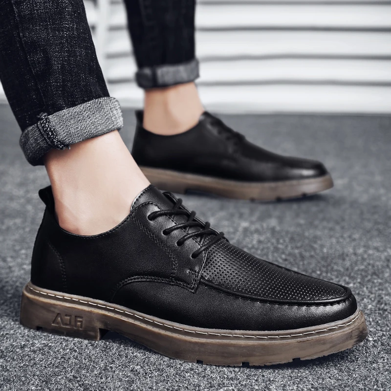 

Fashion Men Casual Shoes Men Leather Casual Shoes Man Shoe Sapato Masculino Zapatos Informales De Hombre Cuero Sapatos