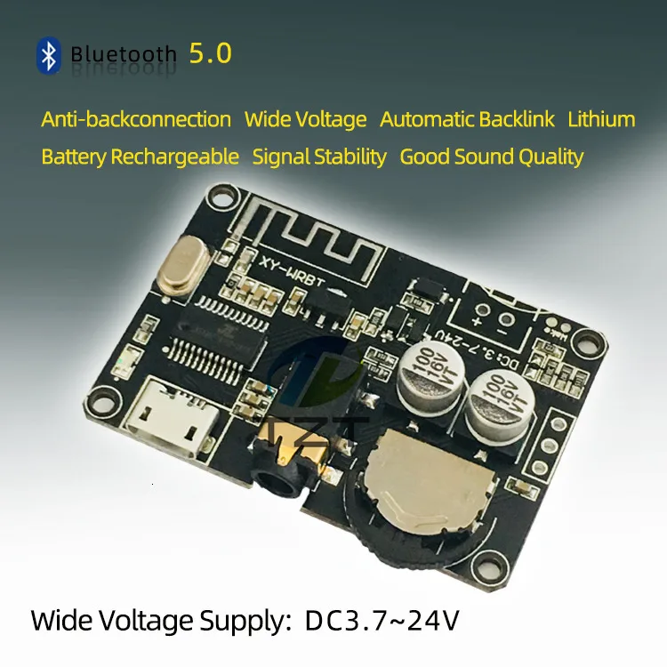 Bluetooth аудио приемник плата Bluetooth 5,0 mp3 декодер не допускающий потерь беспроводной стерео музыкальный модуль XY-WRBT