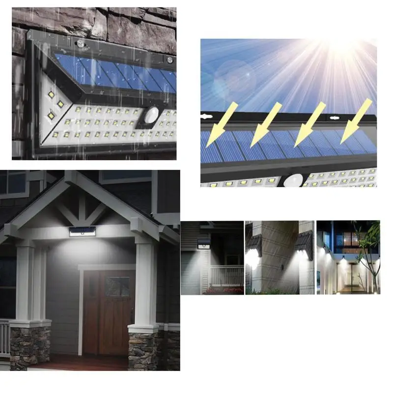 

118 LED Solar Light Outdoor Graden Lamp Waterproof PIR Motion Sensor Light For Home Courtyard Lawn Street Doorway Solar Lamps