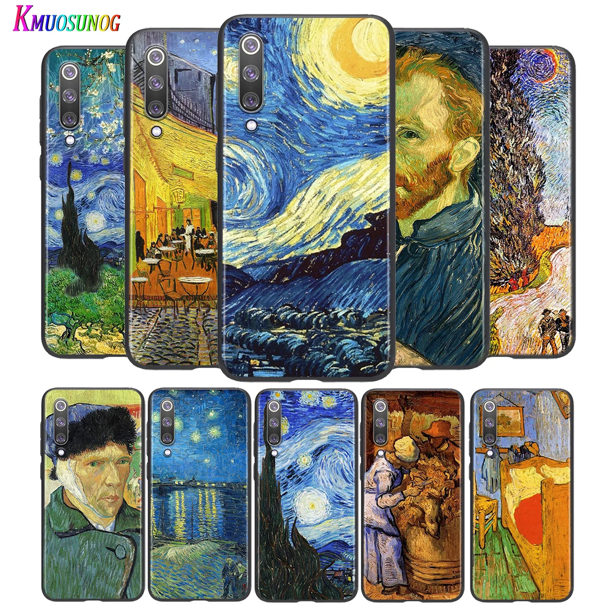 

Van Gogh Oil Painting Illustration For Xiaomi Mi 8 9 10 11 10i 11i 10 10Pro 11Pro CC9 A3 9T 10T Lite Pro Se Ultra 5G Phone Case