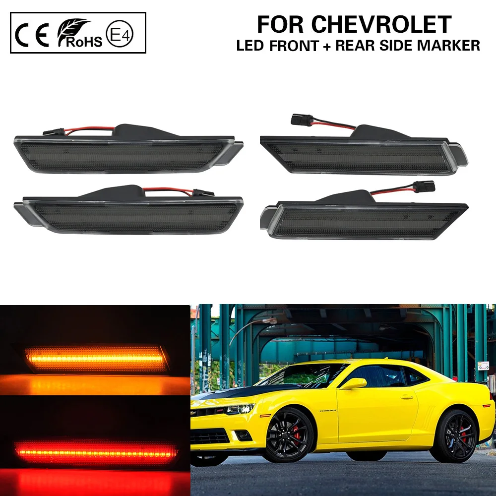 Для Chevy Chevrolet Camaro 2010 2011 2012 2013 2014 2015 Авто Запчасти светодиодный Боковой габаритный