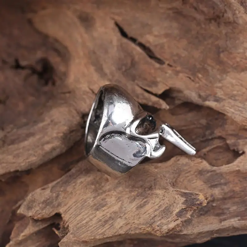 Готические кольца для мужчин в стиле панк ретро Дракон кролик змея Тигр Волк