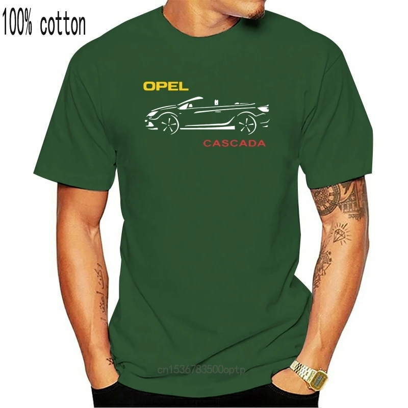 

Fashion Opel Cascada Maglia Auto Man'S Comfortable T Shirt 014366