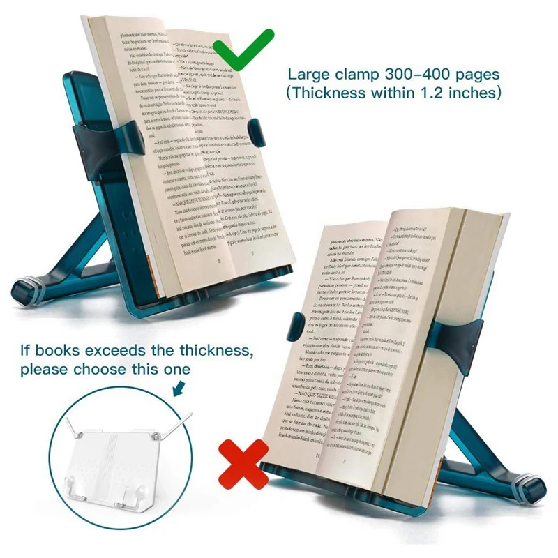 Подставка для чтения книг пластиковая подставка регулируемая кошачьего типа