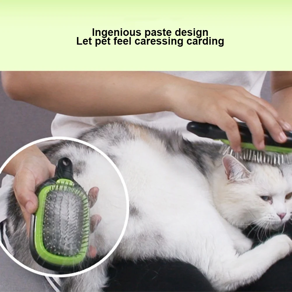 

3 in 1 Pet Dematting Deshedding Brush Dogs Cat Hair Removal Trimming Massage Comb Grooming Cleaning Tool Pet Products