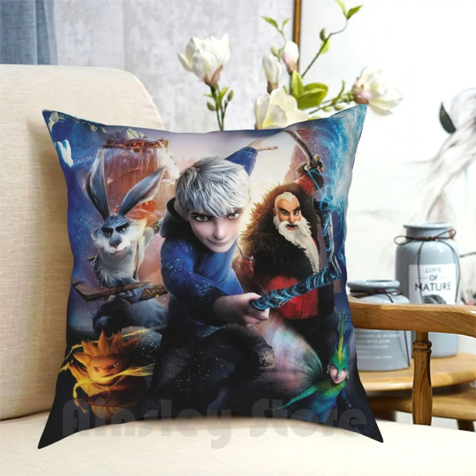 Хранители снов Подушка Чехол с принтом домашняя мягкая подушка DIY крышка Jackfrost