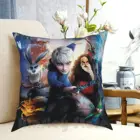 Чехол для подушки с принтом подъем стражей, мягкий домашний чехол, Джек-Фрост, Джек, Фрост, снег, лед, подушка DIY