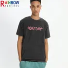 Новинка 2022, футболка с рукавом до локтя Rainbowtouches, свободная повседневная футболка унисекс в стиле High Street, модный топ в стиле панк и хип-хоп высшего качества