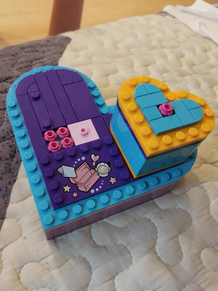 Creator girl friends 205 шт коробка с сердцем набор дружбы строительные блоки совместимые