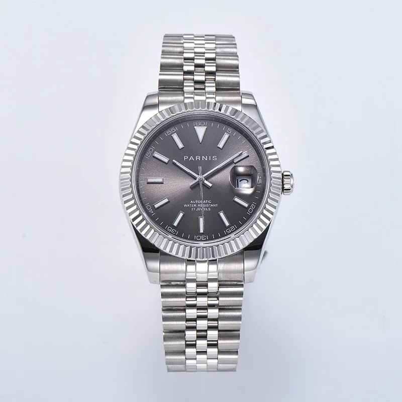 Мужские часы из сапфирового стекла с автоматическим механизмом 39 мм | Наручные