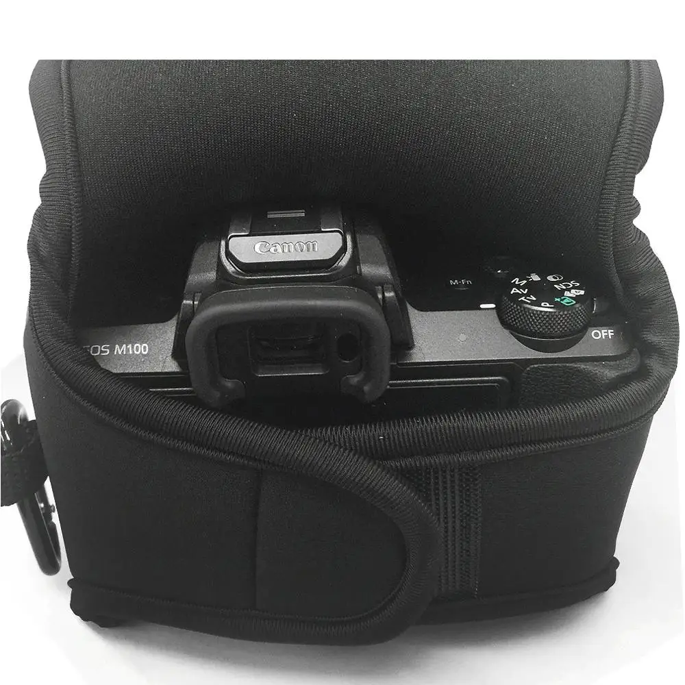 Неопреновый чехол для камеры Canon EOS M200 M100 M10 M3 M2 M с 15-45 мм объективом DSLR Digital+ Ткань для очистки