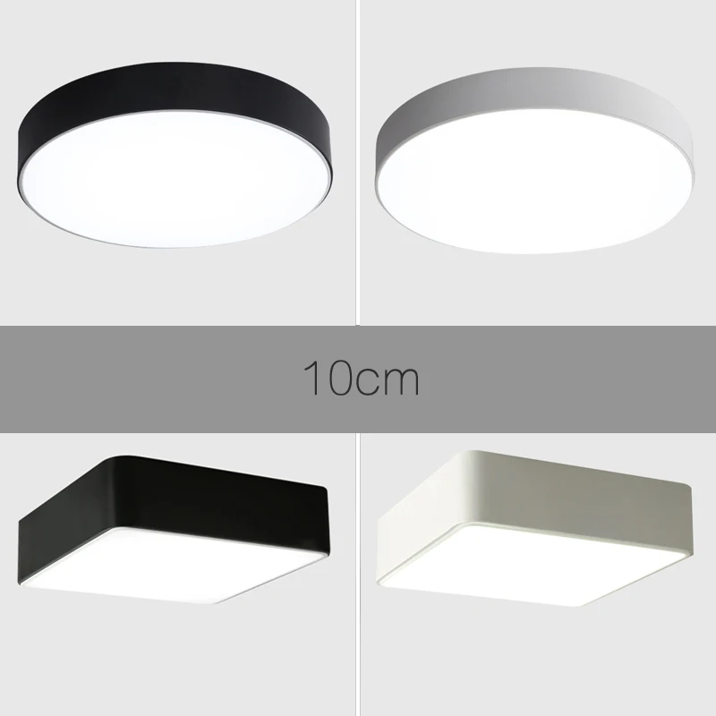 LED Ceiling Light Modern Living Room Lighting Fixture For Bedroom Kitchen Lights Remote Control 5cm 10cm Thin |