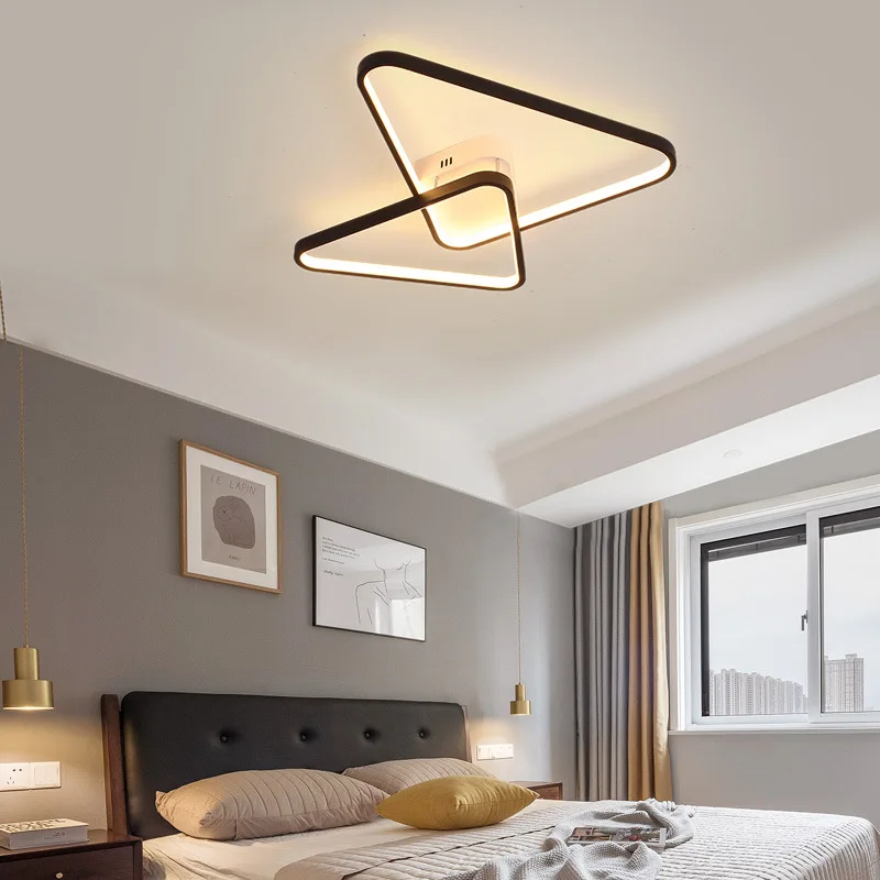 

Nordic Decor LED Lights for Bedroom Lamp Lighting with Home Kitchen Living Room Decoration Black Chandeliers Fixtures SEDELUZ