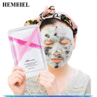 Горячая детоксикация HEMEIEL, кислородная увлажняющая пузырьковая маска для лица, глубокое очищение, контроль жирности, омоложение кожи, сужение пор, пена, черная маска
