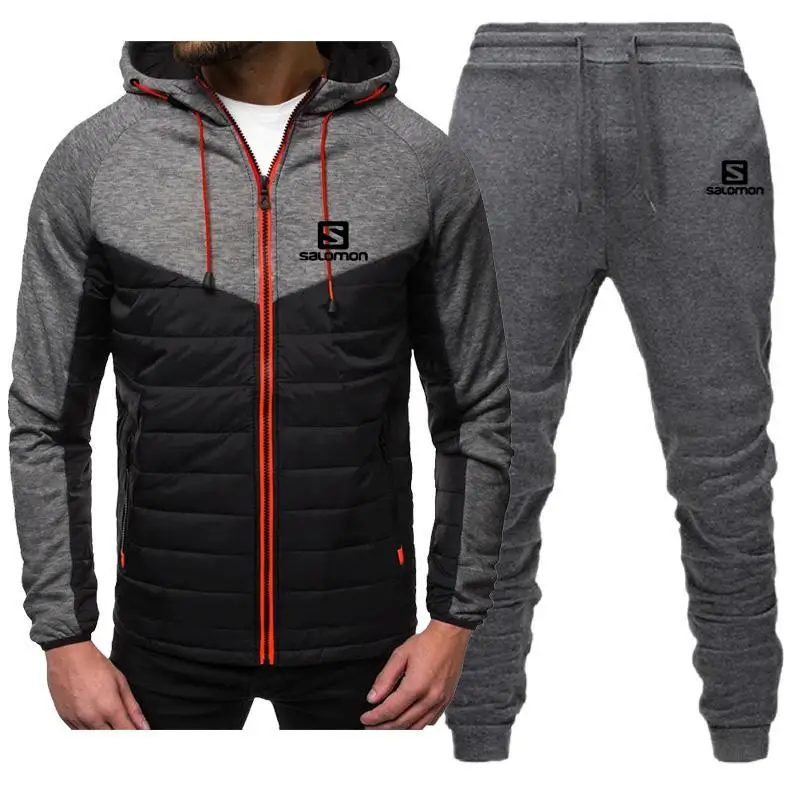 

New 2 Pieces Sets Tracksuit S Printing Men Hooded Sweatshirt+pants Pullover Hoodie Sportwear Suit Casual Sports Size S-3XL