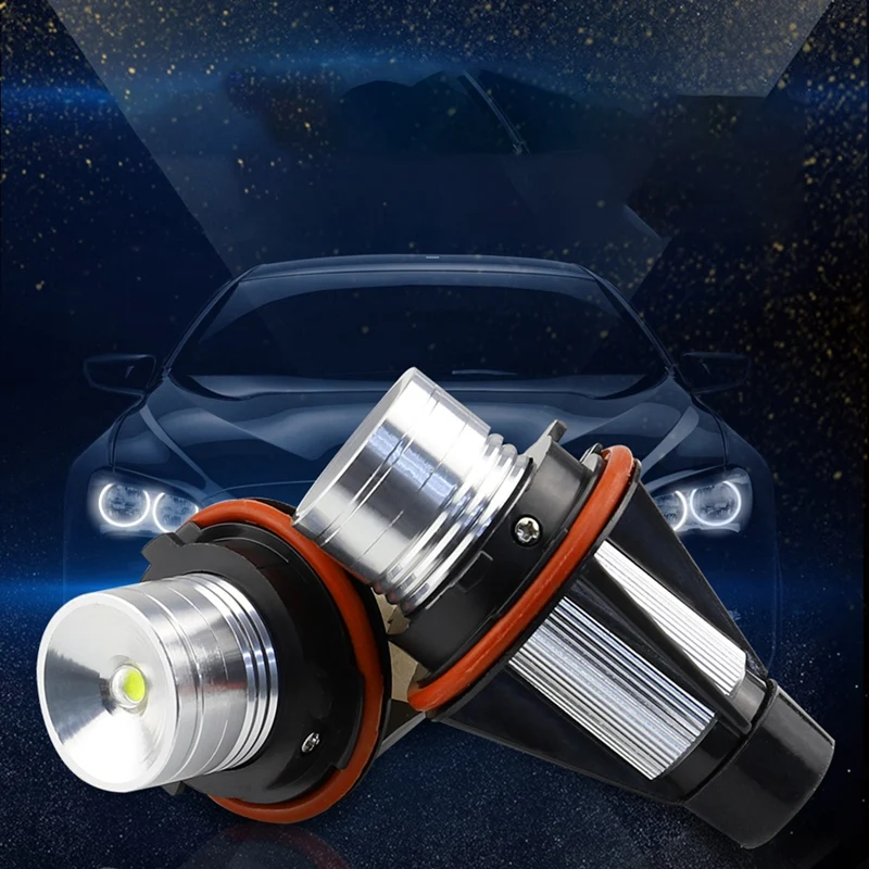 Комплект из 2 предметов голубого цвета светодиодный Ангел глаз Halo Кольцо маркер