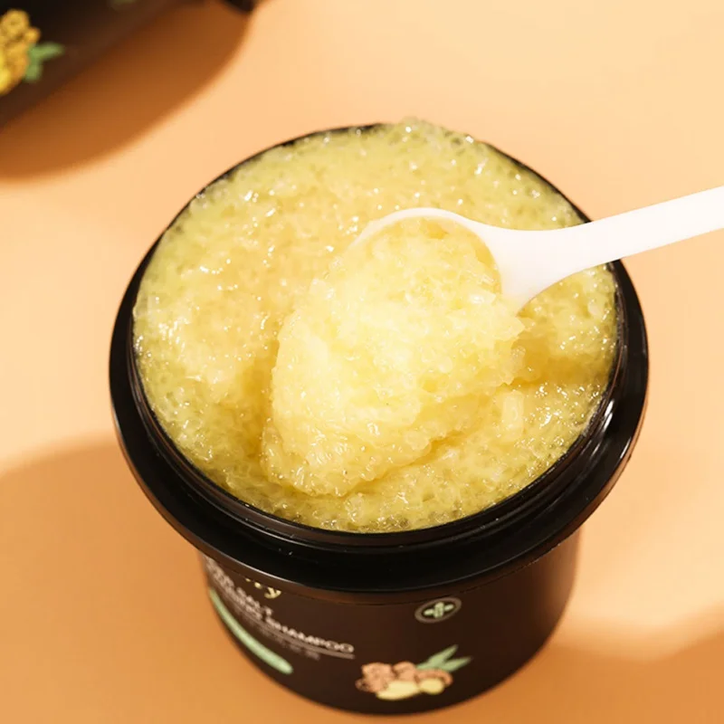 200 г имбирный шампунь с морской солью для контроля жирности кожи головы Шампунь