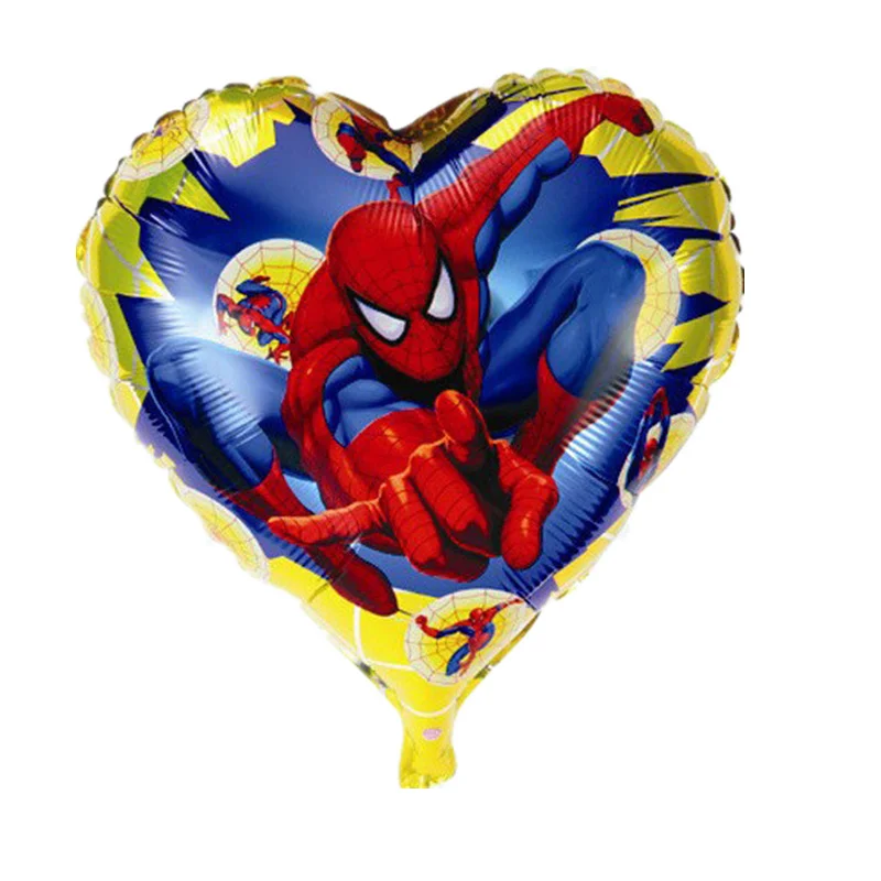 Balloons 1pcs 6 шт./лот шары с изображениями Человека-паука 32 дюйма Количество воздушных шаров набор Человек-паук вечерние надувные гелиевые фольгированные шары украшения на день рождения - Цвет: Balloons 1pcs