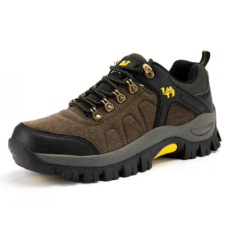 Men's Shoes Leather Hiking shoes size36-47 Camping Climbing Male Designer Footwear Non-slip Trekking Sneakers for Men&women