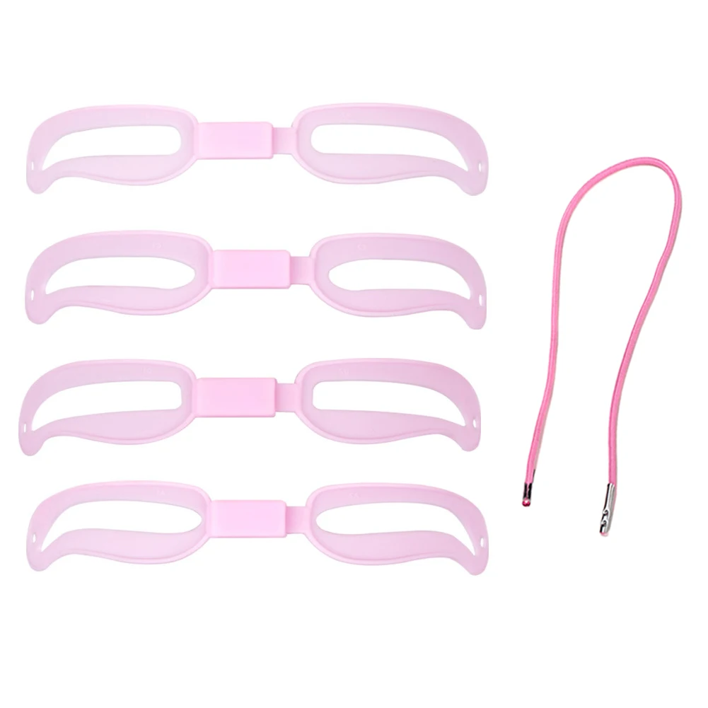 Трафарет для бровей 4 шт. набор формирования фотошаблон с ремешком 3 минуты