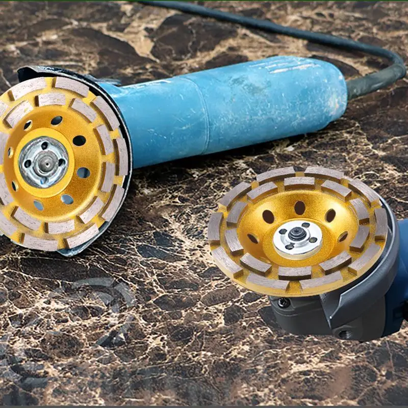 Алмазный сегментный шлифовальный круг 125 мм режущий диск для бетона зеркальный