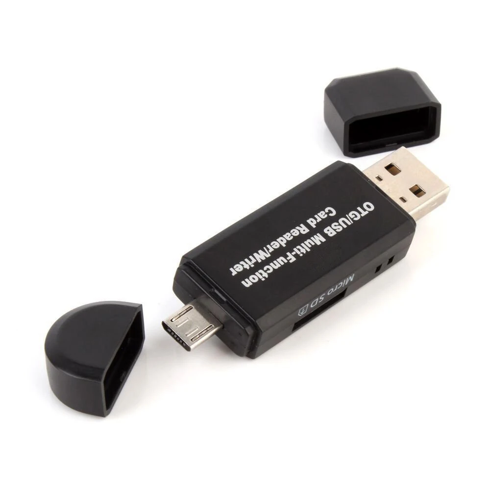 - Elcwill, USB Type-A, SD/MMC, Micro SD/TF, Micro USB