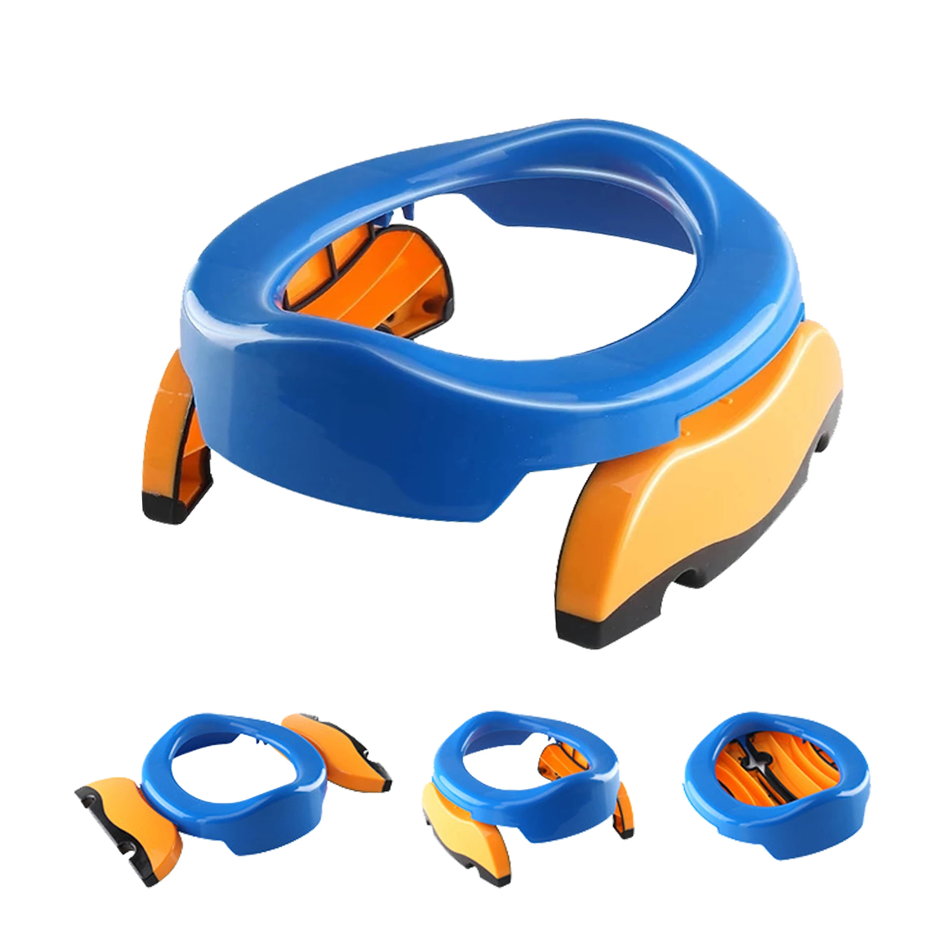 

Портативная Крышка для сиденья унитаза, Складная Крышка для детской камеры, дорожный Писсуар для обучения горшку с мочеприемником для дете...