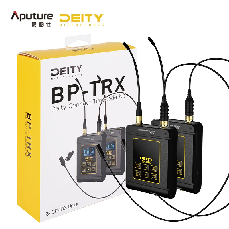 

Deity BP-TRX Connect Lavalier Wireless Microphone Dual Channel Receiver Wireless System Mic For DSLR Nikon Sony Canon