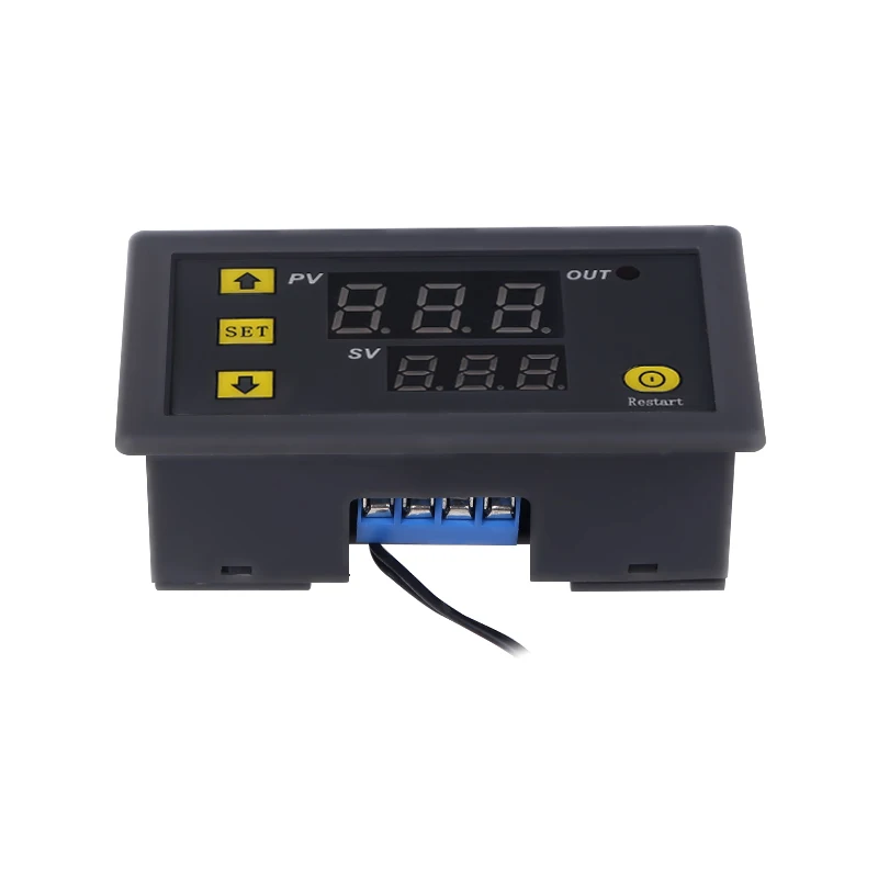 Мини цифровой контроль температуры Лер DC12V AC110 220V термостат регулятор нагрева