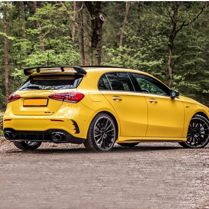Задний спойлер с крыльями для Mercedes Benz W177 хэтчбек A Class A180 A200 A250 A260 и A45 AMG 2019 2020 АБС