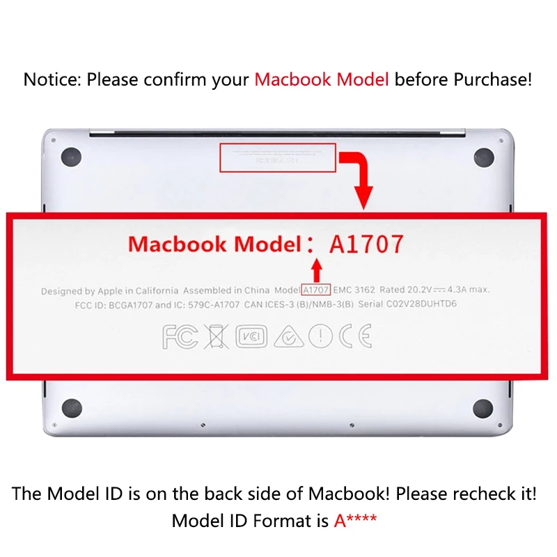 Чехол для ноутбука Macbook Air 13 M1 Chip Pro 14 16 15 дюймов жесткий корпус 2021 чехол A2179 A2289 A2337