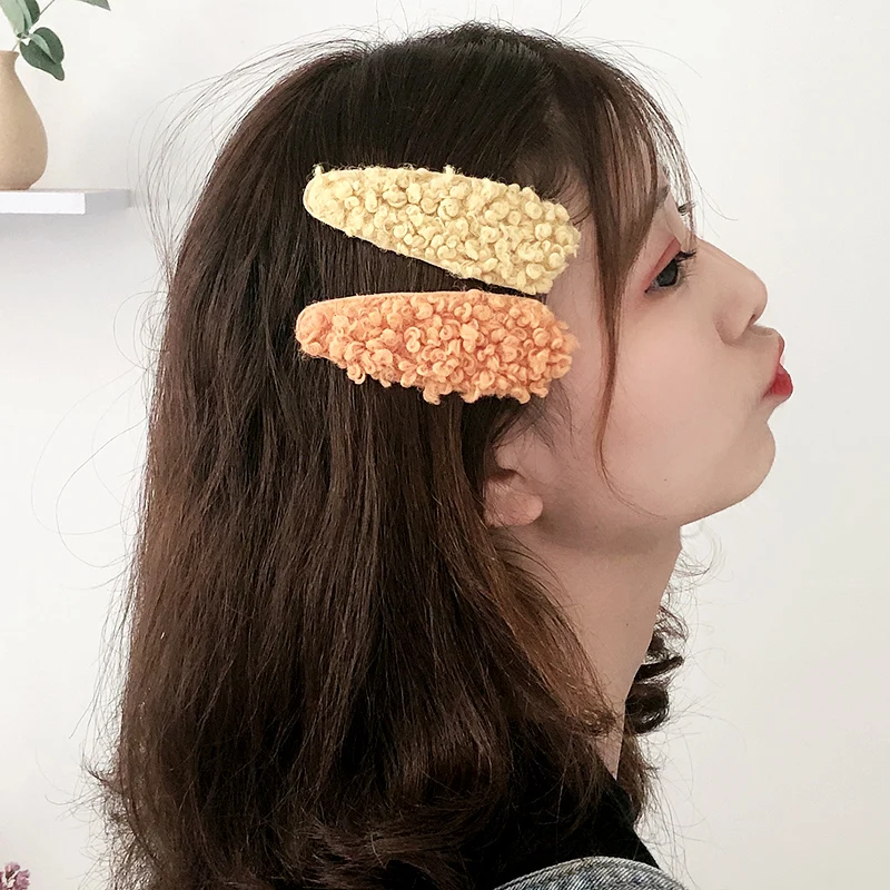 Супер ткань 3 шт./компл. зимнее пальто из овечьей шерсти для детей резинка волос