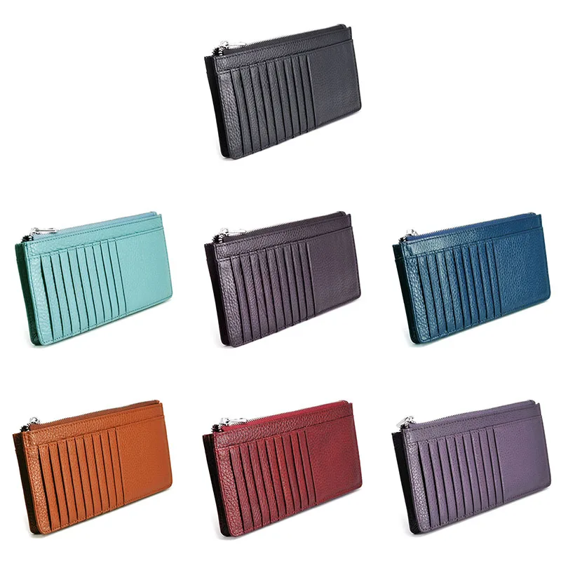 Мужской кошелек из натуральной кожи с отделением для карт деловой держатель