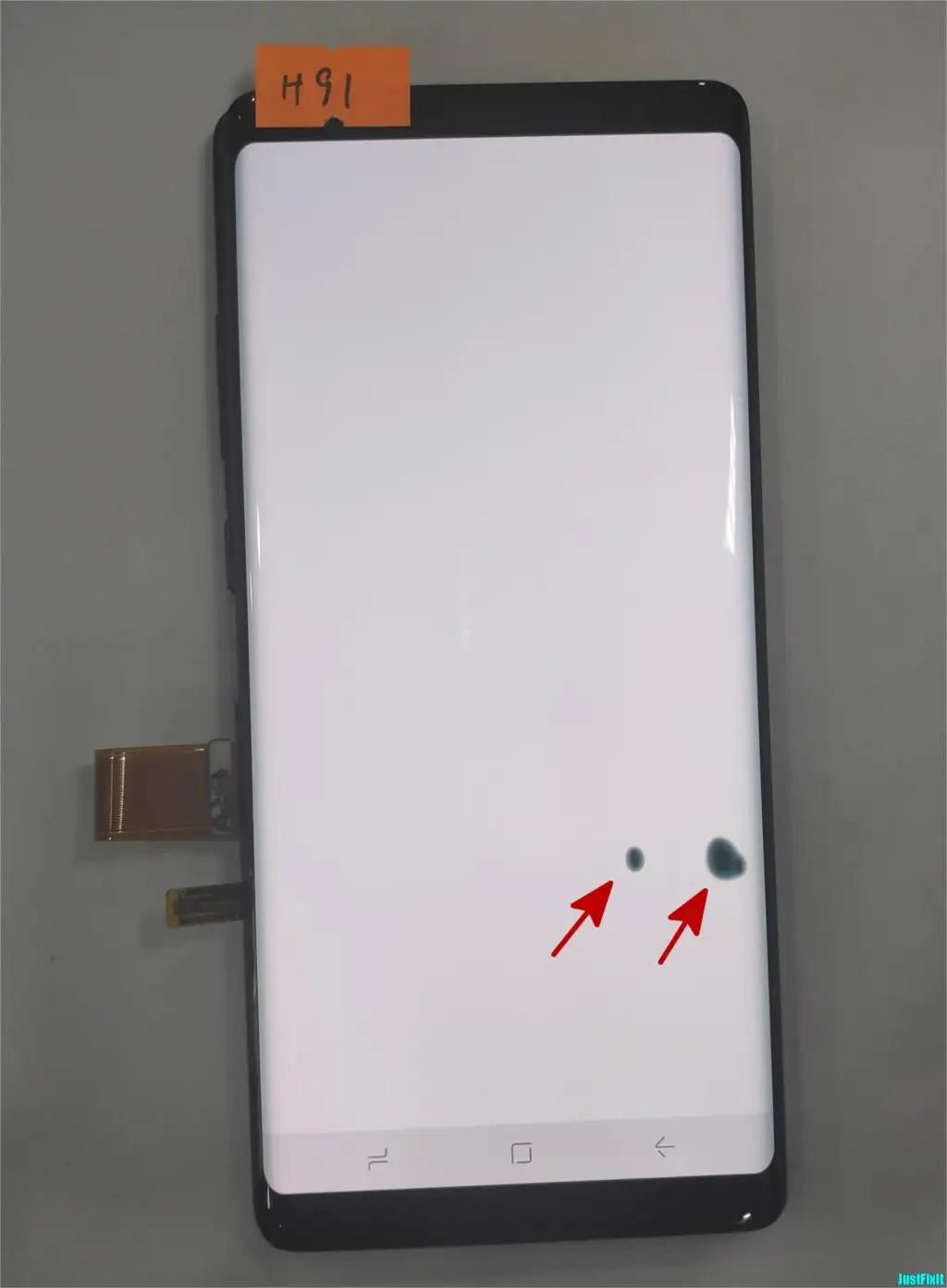 H91 Для samsung Galaxy Note 8 N9500 N950FD N950U дефект ЖК-дисплей кодирующий преобразователь сенсорного экрана в сборе 6," Super Amoled - Цвет: H91