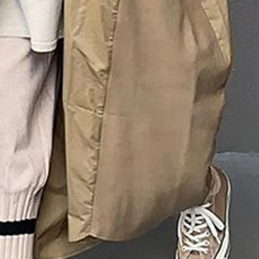 

Oversized Trench Coat For Women 2021 Spring Autumn Korean Fashion OL Office Ladies Clothes Casual Long Coat Overcoat