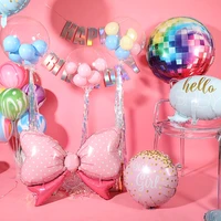 baby shower foil balloons baby girl baby boy its a girl its a boy hello baby helium balloon bow ballonnen kids party ballons