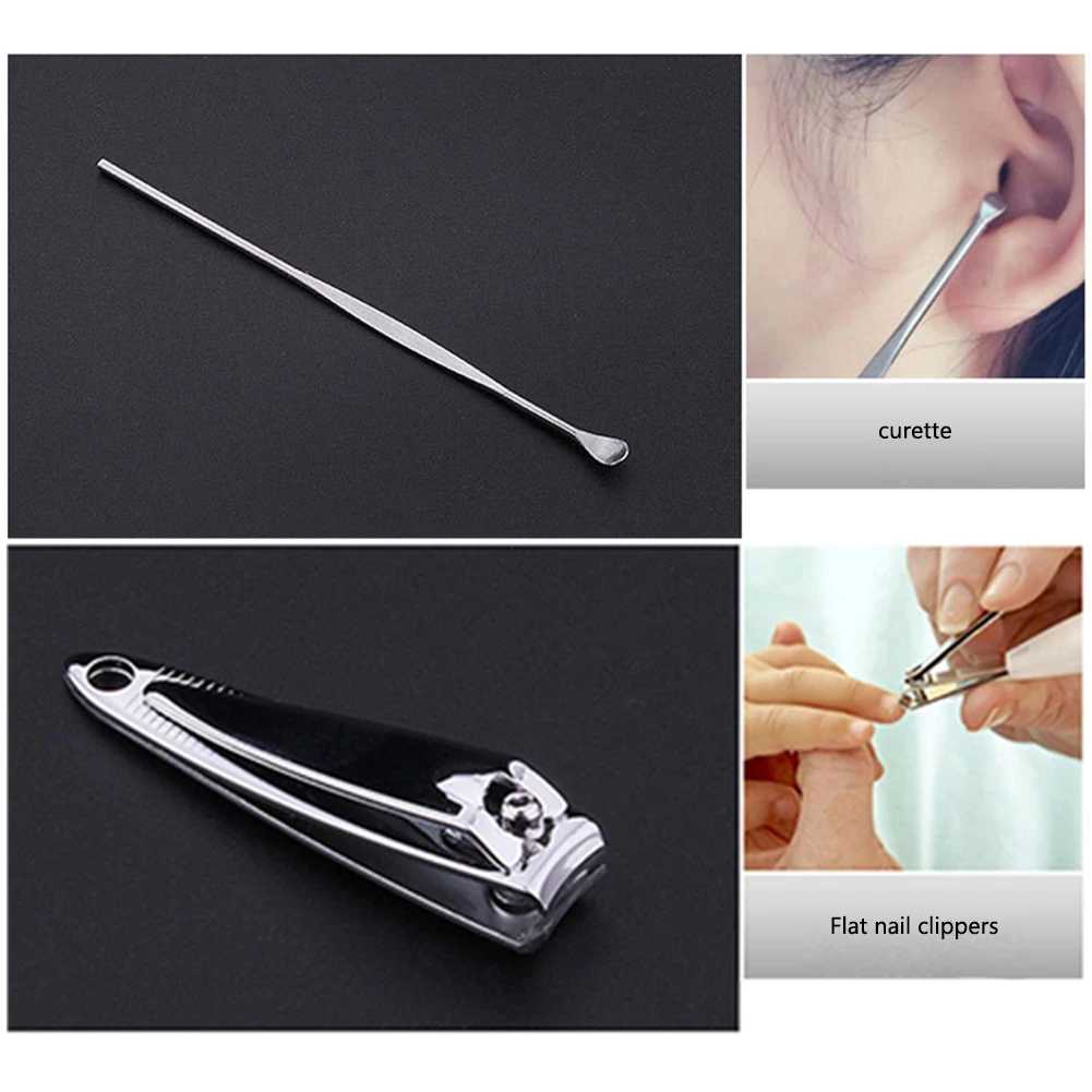 7 шт./комплект кусачки для маникюра и педикюра из нержавеющей стали|Ножницы