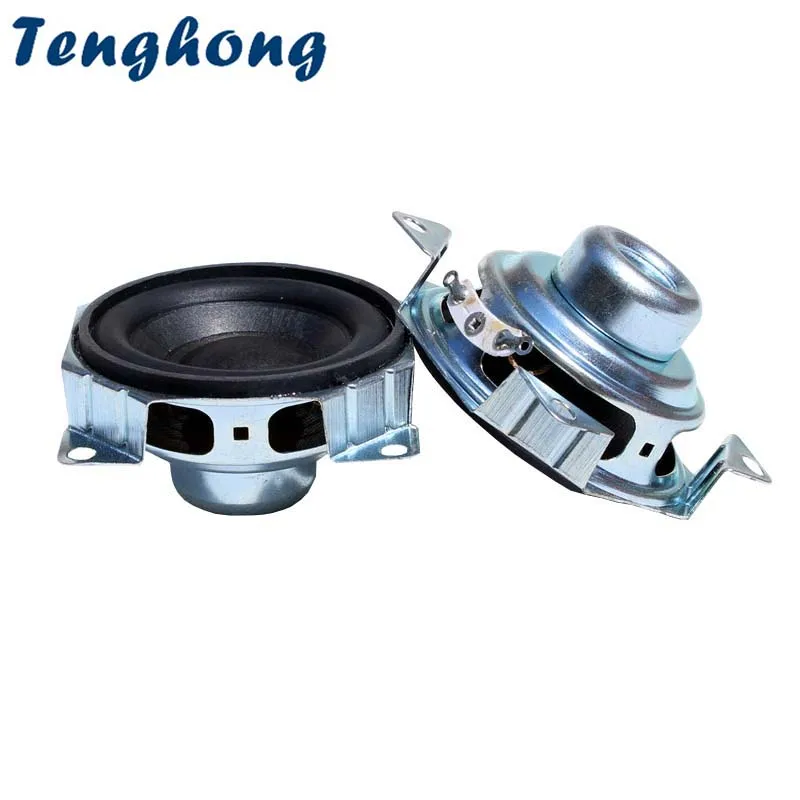 

Tenghong 2pcs 2 Inch Full Range Speaker Unit 4 Ohm 10W Bluetooth Angled Speaker For Story Machine Radio Audio DIY Loudspeaker