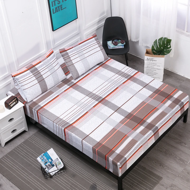 Hongbo водонепроницаемый напечатанный Натяжной лист мягкий матрас покрывало с эластичной лентой защитная подушка для Кровати Покрывало против пыли клещ