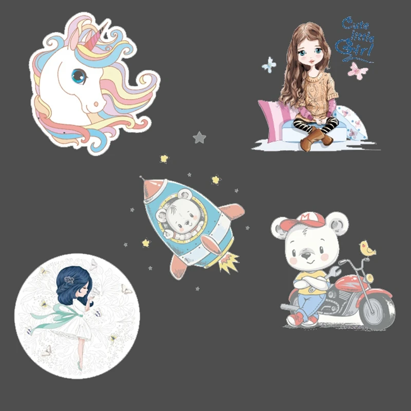 Патчи для глажения с помощью утюга тепловые виниловые переводные патчи одежды