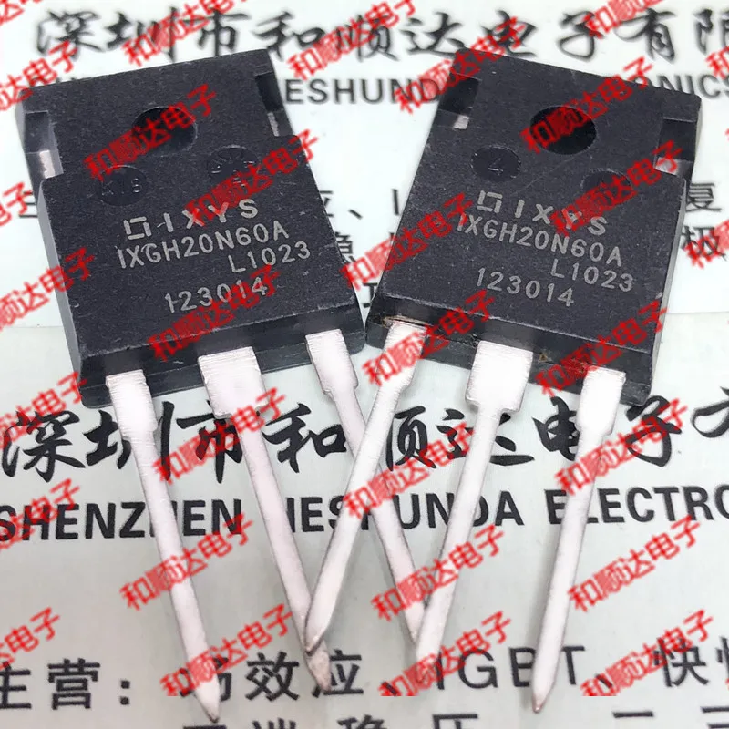 

10 ./ IXGH20N60A New Spot TO-247 IGBT600V 20A