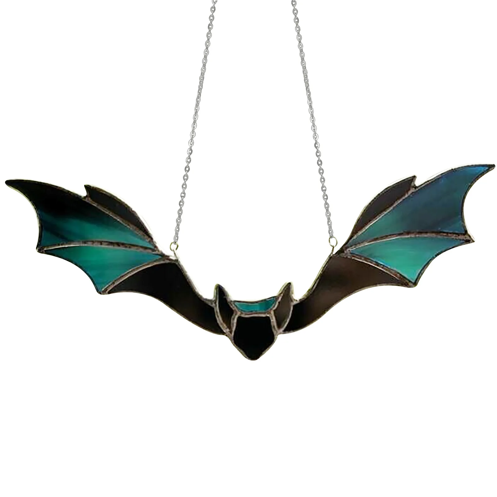 

12cm Pendant Halloween Bat Decoration Window Hanging Ornament Suncatcher Stained Acrylic shop home