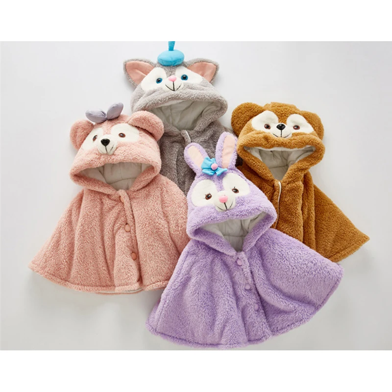 Милая накидка с капюшоном медведя Duffy хлопковая зимняя куртка пушистый костюм