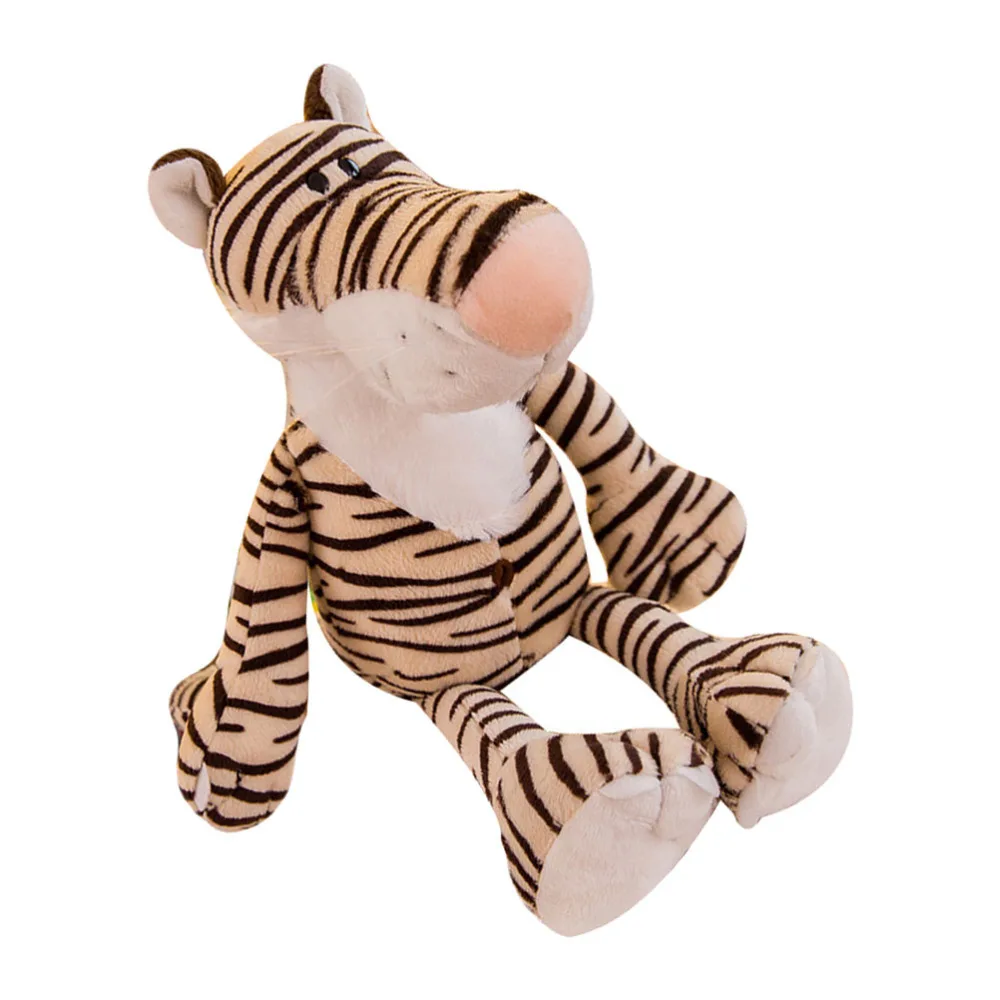 

Fluffy Animals Doll Adorable Sitting Plush Doll Spring Festival Present