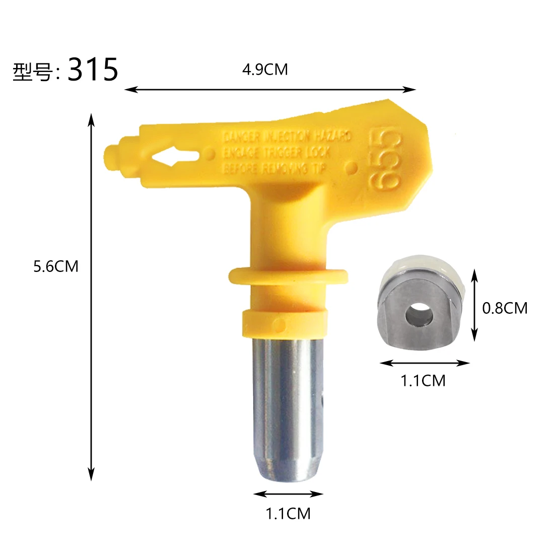 

Airless Spray Gun Tip Nozzle Useful Tungsten Steel Airless Paint Spray Gun Tip Nozzle Home Garden Tool 2/3/4/5 Series
