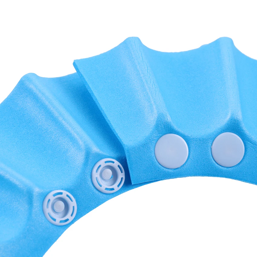 Gorro de ba&ntilde;o seguro para beb&eacute;s y ni&ntilde;os, protector para el pelo, el&aacute;stico, ajustable, 1 unidad-2