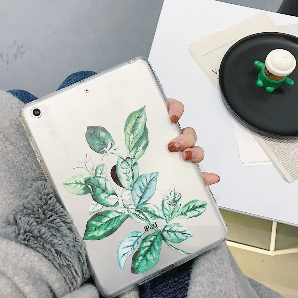 Axbety чехол для iPad Mini 1 2 3 Модный с рисунком листьев кактуса 7 9 дюйма мягкий