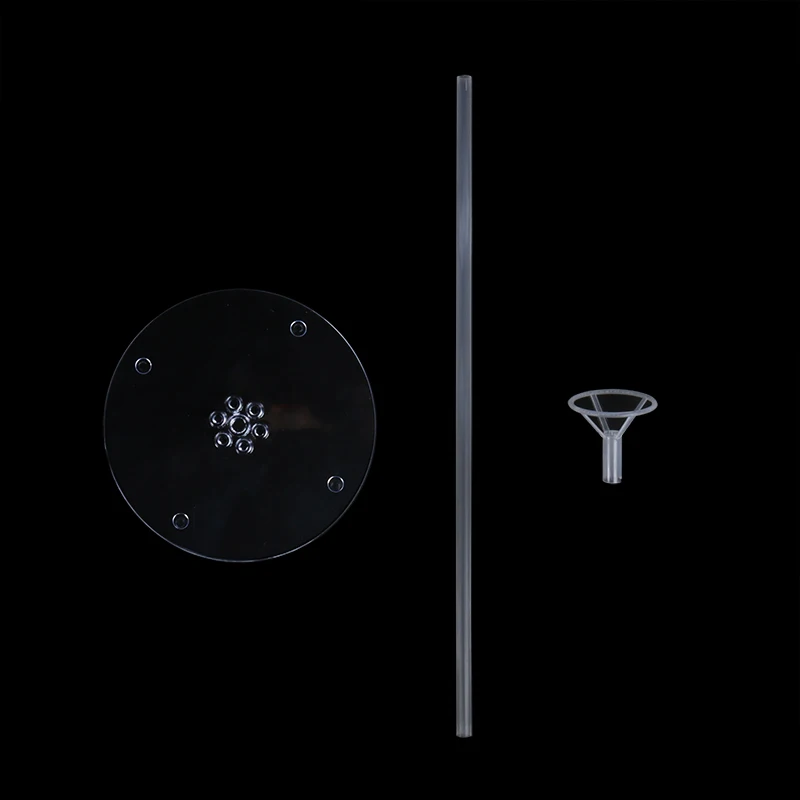 Cyuan 35 см прозрачный пластиковый воздушный шар подставка для тюля вечерние