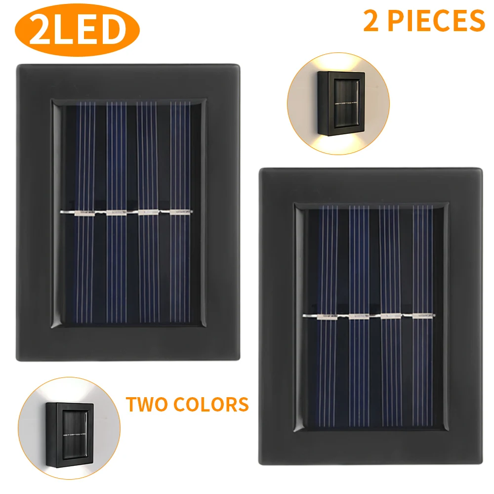 

Solar LED Wall Light Outdoor Waterproof ABS Patio Decoration Yard Solar Power Garden Light Control Motion Sensor Switch